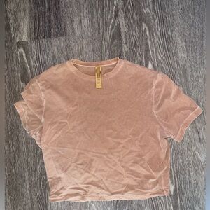 Skims Carmel vintage cropped tee